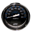 Faria Chesapeake Black 4" Speedometer w/ LCD Heading Display - 80MPH (GPS) [33730] - Life Raft Professionals