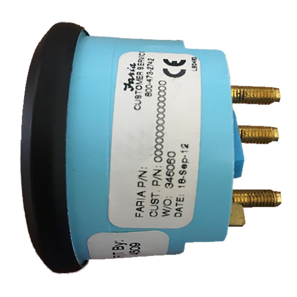 Faria Coral 2" Fuel Level Gauge (E-1/2-F) [13001] - Life Raft Professionals