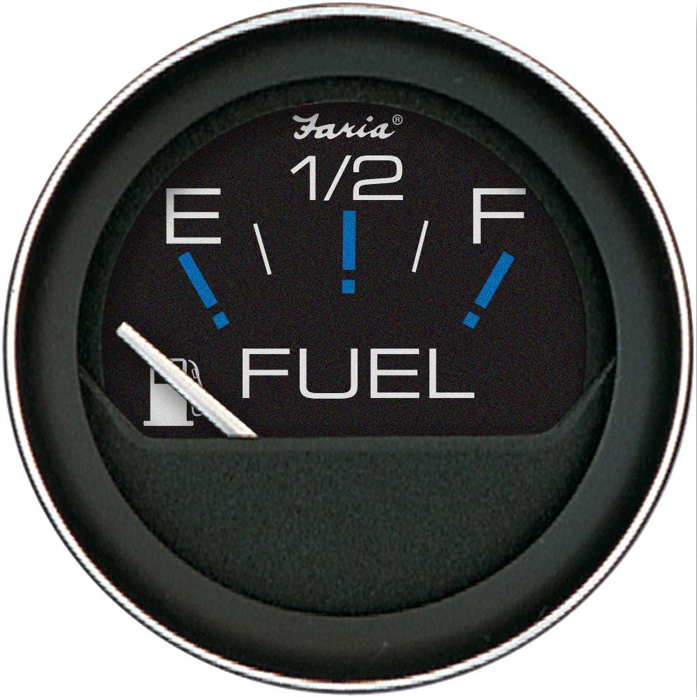 Faria Coral 2" Fuel Level Gauge (E-1/2-F) [13001] - Life Raft Professionals