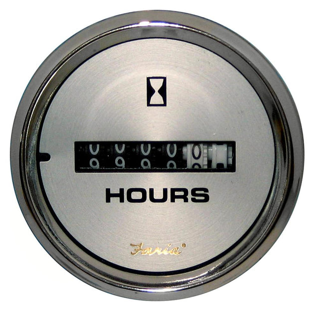 Faria Kronos 2" Hourmeter - Mechanical [19020] - Life Raft Professionals