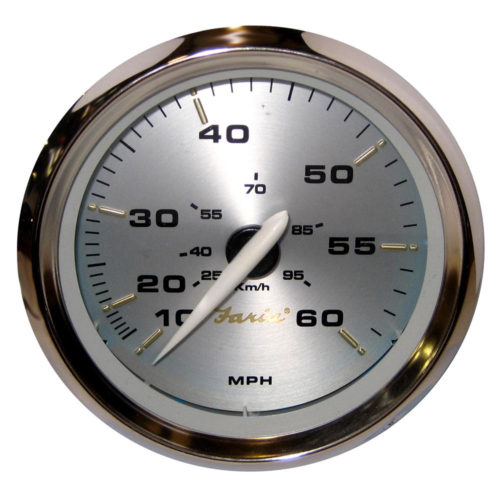 Faria Kronos 4" Speedometer - 60MPH (Mechanical) [39009] - Life Raft Professionals