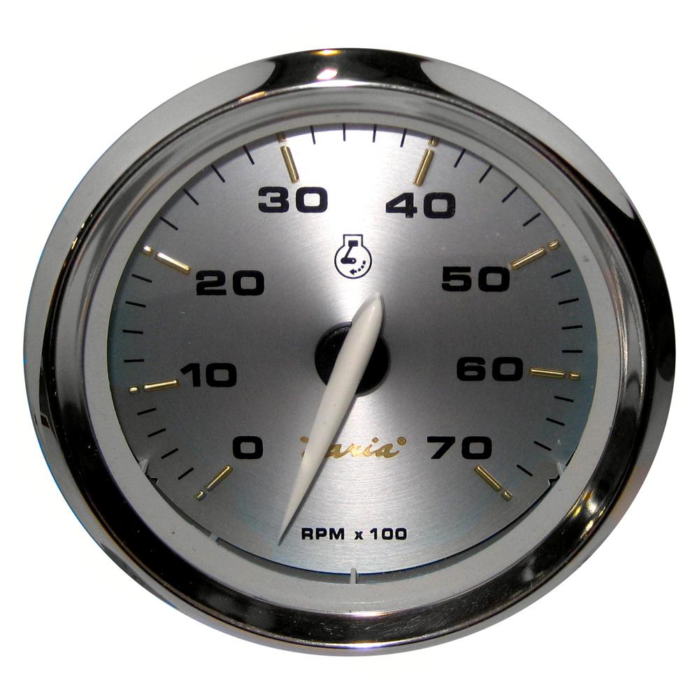 Faria Kronos 4" Tachometer - 7,000 RPM (Gas - All Outboards) [39005] - Life Raft Professionals