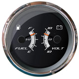 Faria Platinum 4" Multi-Function - Fuel Level Voltmeter [22013] - Life Raft Professionals