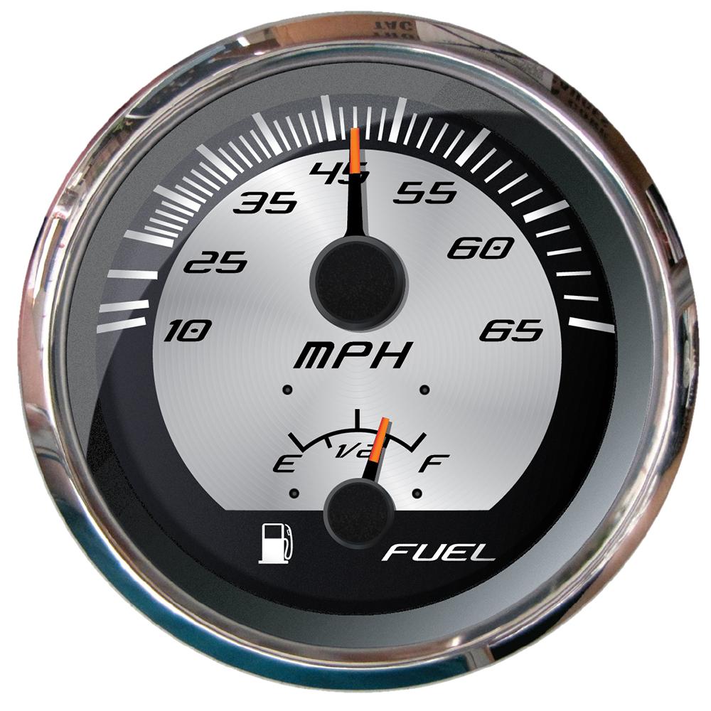 Faria Platinum 4" Multi-Function - Speedometer Fuel [22015] - Life Raft Professionals