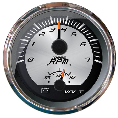 Faria Platinum 4" Multi-Function - Tachometer Voltmeter [22016] - Life Raft Professionals