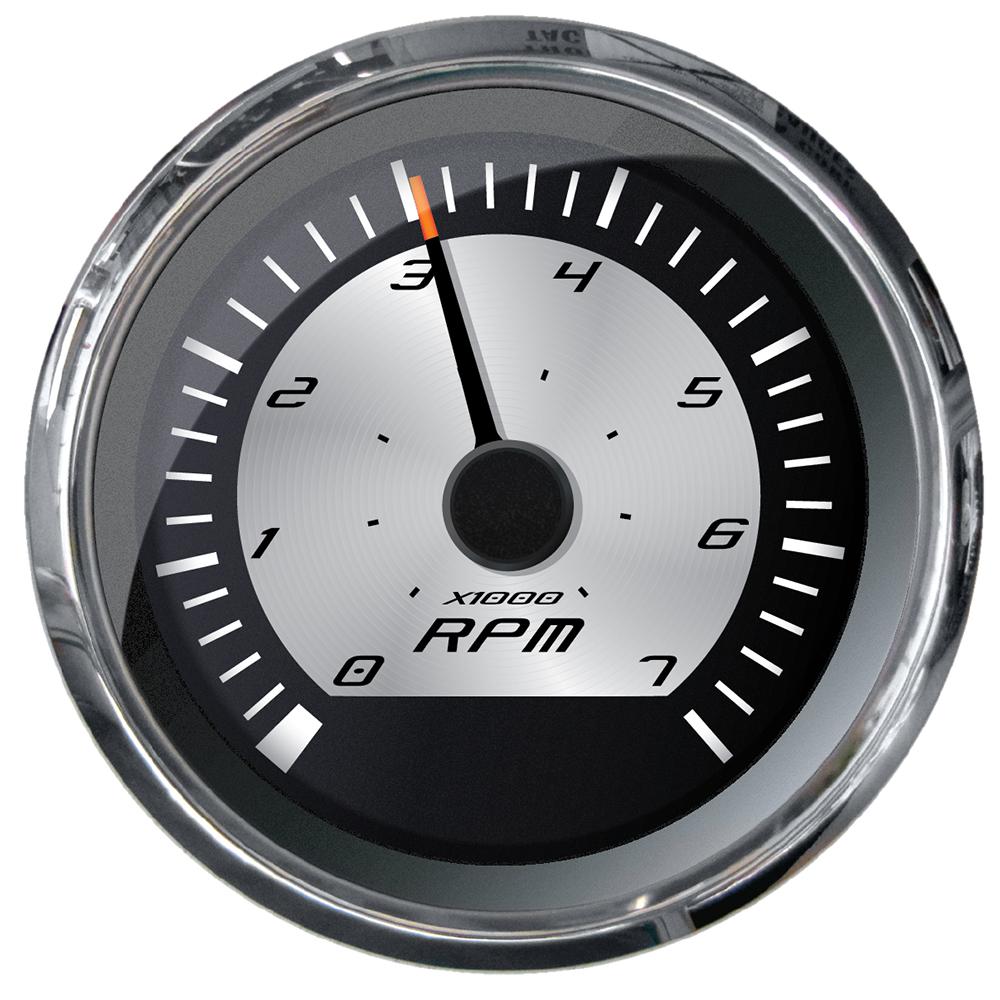 Faria Platinum 4" Tachometer - 7000 RPM (Gas - Inboard, Outboard I/O) [22009] - Life Raft Professionals