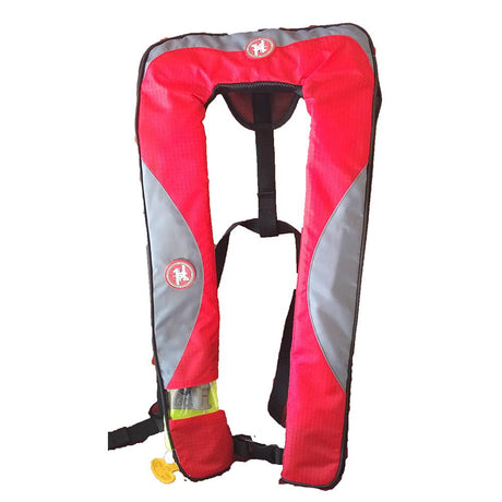 First Watch 24 Gram Inflatable PFD - Automatic - Red/Grey [FW-240A-RG] - Life Raft Professionals