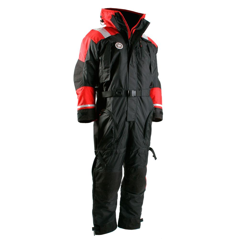 First Watch Anti-Exposure Suit - Black/Red - XX-Large [AS-1100-RB-XXL] - Life Raft Professionals