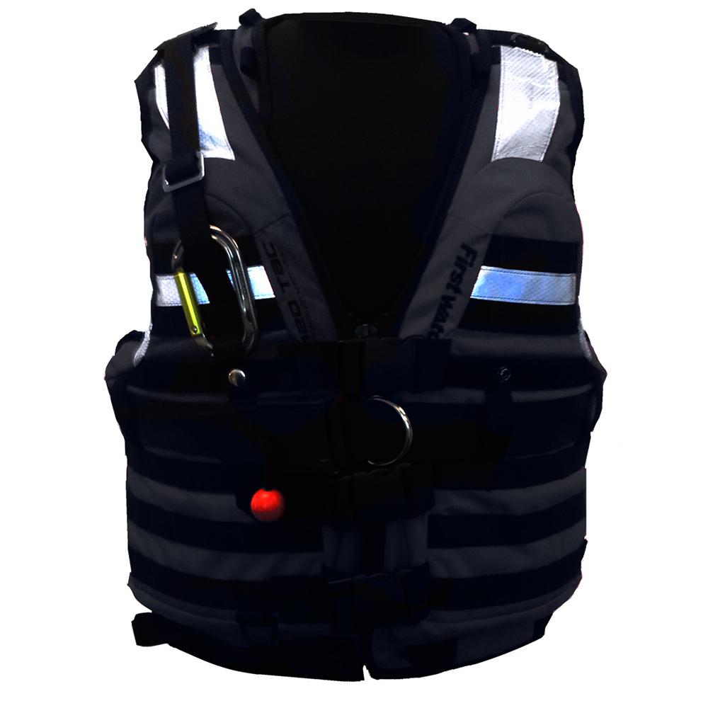 First Watch HBV-100 High Buoyancy Type V Rescue Vest - Medium-X-Large - Black [HBV-100-BK-M-XL] - Life Raft Professionals