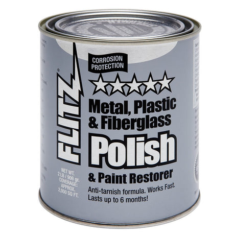Flitz Polish - Paste - 2.0 lb. Quart Can - Life Raft Professionals