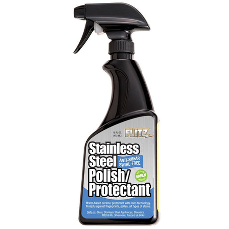 Flitz Stainless Steel Polish/Protectant - 16oz Spray - Life Raft Professionals