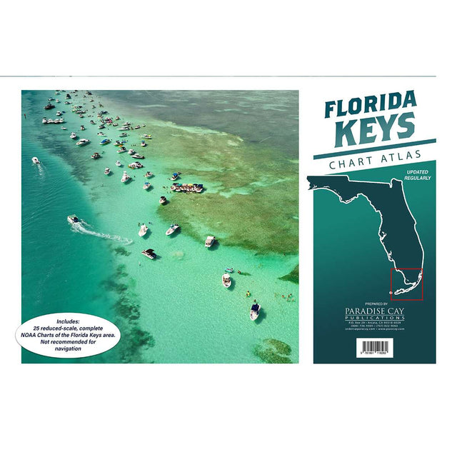 Florida Keys Chart Atlas (12x18 Spiral-bound) - Life Raft Professionals