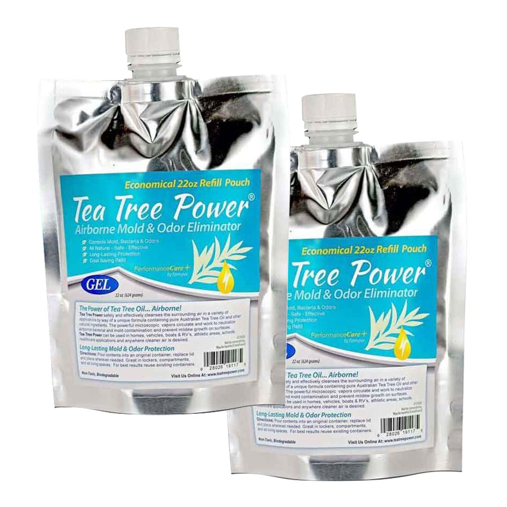 Forespar Tea Tree Power 44oz Refill Pouches (2)-22oz pouches - Life Raft Professionals