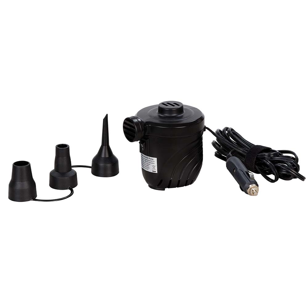 Full Throttle 12V Power Air Pump - Black - Life Raft Professionals