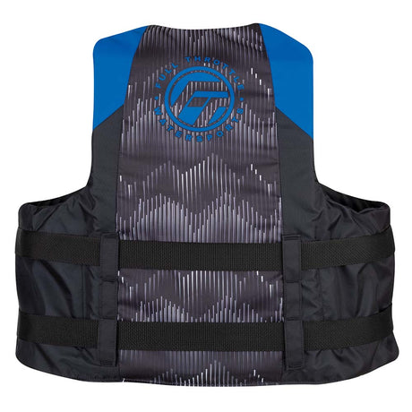 Full Throttle Adult Nylon Life Jacket - 2XL/4XL - Blue/Black [112200-500-080-22] - Life Raft Professionals