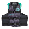 Full Throttle Adult Nylon Life Jacket - L/XL - Aqua/Black [112200-505-050-22] - Life Raft Professionals