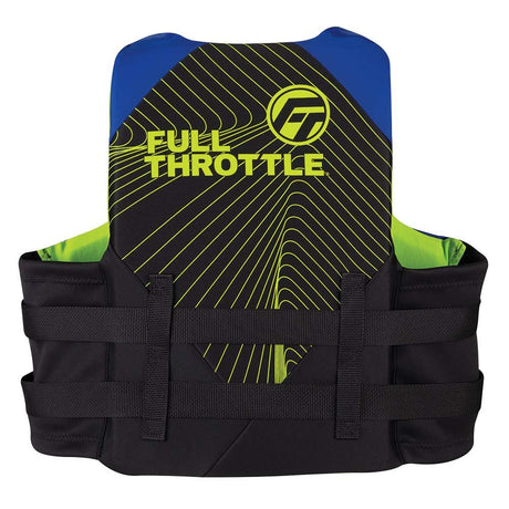 Full Throttle Adult Rapid-Dry Life Jacket - L/XL - Blue/Black [142100-500-050-22] - Life Raft Professionals