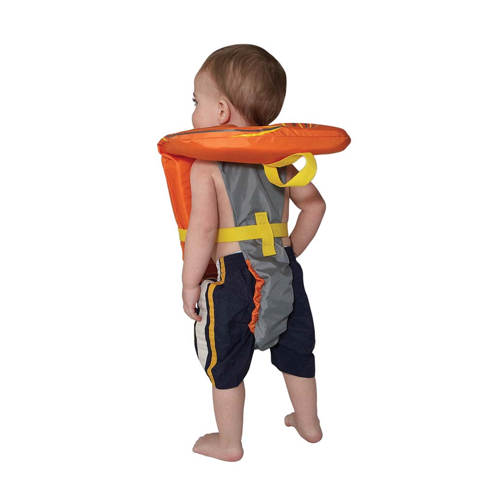 Full Throttle Baby-Safe Vest - Infant to 30lbs - Orange/Grey [104000-200-000-14] - Life Raft Professionals