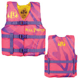 Full Throttle Character Life Vest - Youth 50-90lbs - Pink [104200-105-002-15] - Life Raft Professionals