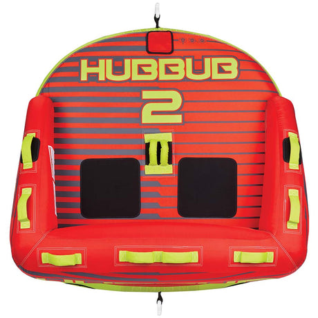 Full Throttle Hubbub 2 Towable Tube - 2 Rider - Red - Life Raft Professionals