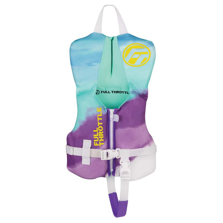 Full Throttle Infant Rapid-Dry Flex-Back Life Jacket - Aqua [142200-505-000-22] - Life Raft Professionals