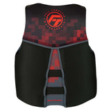 Full Throttle Mens Rapid-Dry Flex-Back Life Jacket - 2XL - Black/Red [142500-100-060-22] - Life Raft Professionals