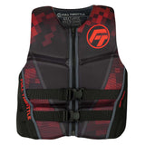 Full Throttle Mens Rapid-Dry Flex-Back Life Jacket - 3XL - Black/Red [142500-100-070-22] - Life Raft Professionals