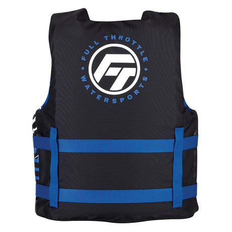 Full Throttle Youth Nylon Life Jacket - Blue/Black [112200-500-002-22] - Life Raft Professionals