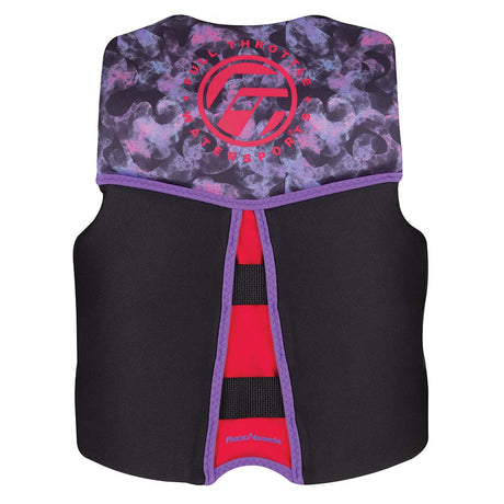 Full Throttle Youth Rapid-Dry Flex-Back Life Jacket - Pink/Black [142500-105-002-22] - Life Raft Professionals