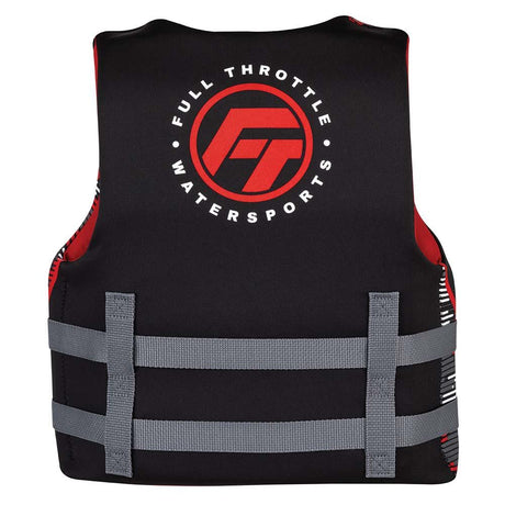 Full Throttle Youth Rapid-Dry Life Jacket - Red/Black [142100-100-002-22] - Life Raft Professionals