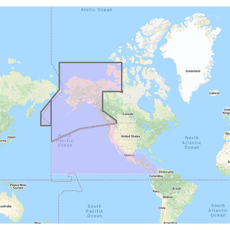 Furuno US Canada Pacific Coast, Hawaii, Alaska, Mexico to Panama - C-MAP Mega Wide Chart [MM3-VNA-035] - Life Raft Professionals