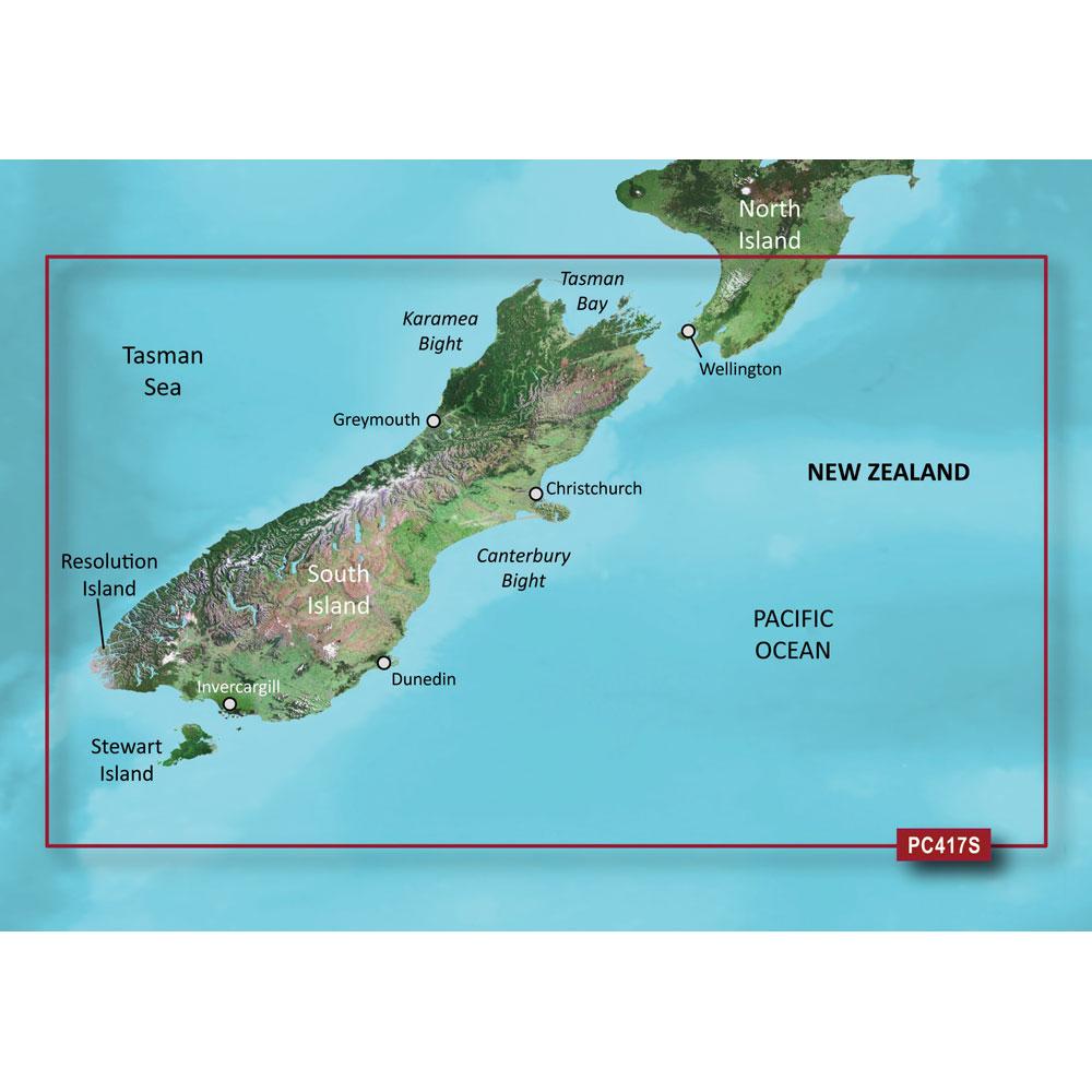 Garmin BlueChart g2 HD - HXPC417S - New Zealand South - microSD/SD [010-C0875-20] - Life Raft Professionals