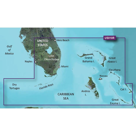 Garmin BlueChart g3 Vision HD - VUS010R - Southeast Florida - microSD/SD [010-C0711-00] - Life Raft Professionals