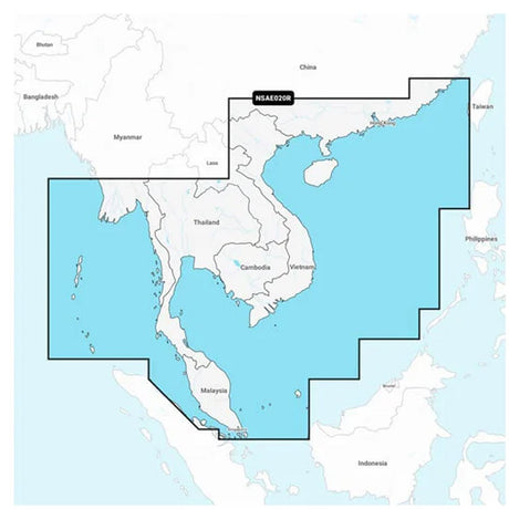 Garmin Navionics+ NSAE020R - South China Andaman Seas - Marine Chart [010-C1218-20] - Life Raft Professionals