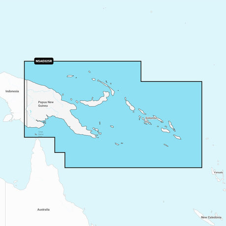 Garmin Navionics+ NSAE025R - Papua New Guinea Solomon Islands - Marine Chart [010-C1223-20] - Life Raft Professionals