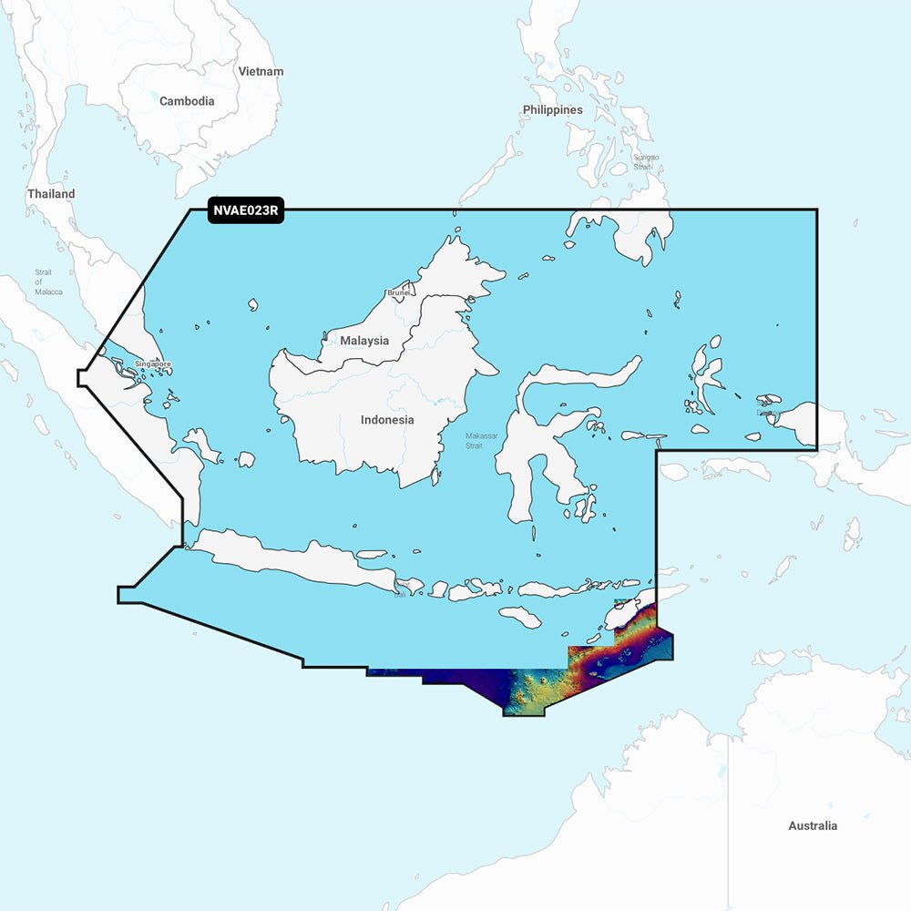 Garmin Navionics Vision+ NVAE023R - Java Borneo - Marine Chart - Life Raft Professionals