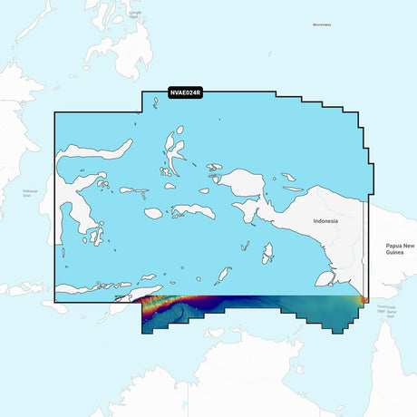 Garmin Navionics Vision+ NVAE024R - Central West Papua East Sulawesi - Marine Chart - Life Raft Professionals