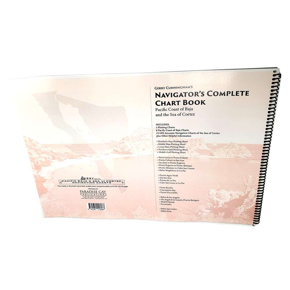 Gerry Cunningham's Navigator's Complete Chart Book: Pacific Coast of Baja and The Sea of Cortez - Life Raft Professionals