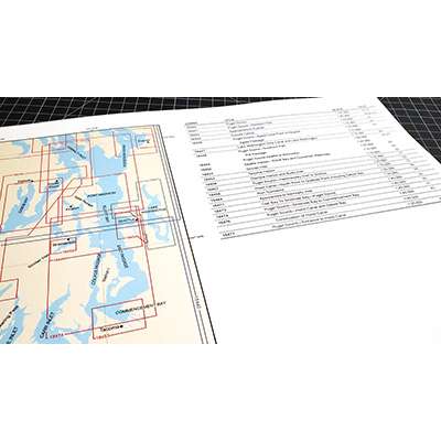 Gulf Coast Texas to Mississippi Chart Atlas (12x18 Spiral-Bound) - Life Raft Professionals