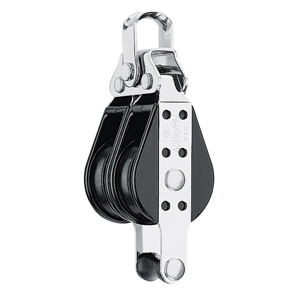 Harken 38mm Double Big Bullet Block w/Becket - Life Raft Professionals