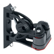 Harken 40mm Carbo Air Pivoting Lead Block w/Aluminum Cam-Matic Cleat - Life Raft Professionals