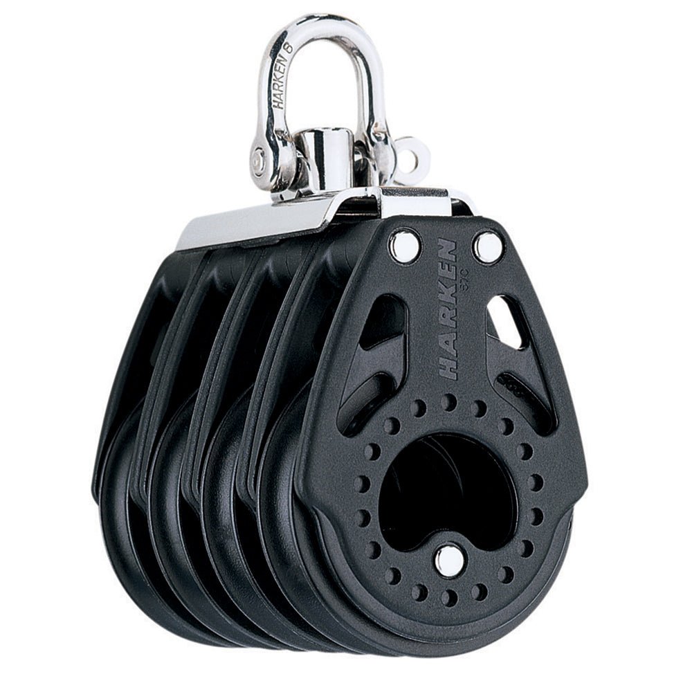 Harken 57mm Carbo Quad Block - Swivel - Life Raft Professionals