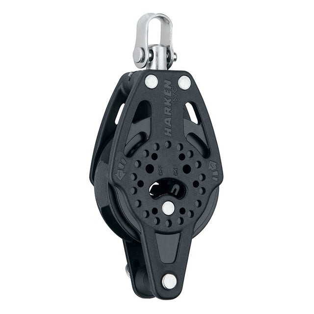 Harken 57mm Carbo Single Ratchet Block w/Swivel Becket - Life Raft Professionals