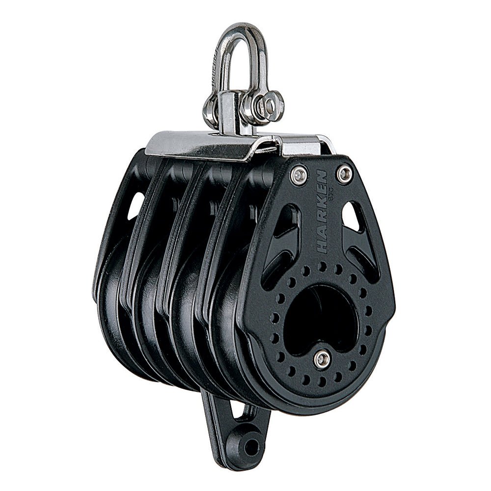 Harken 57mm Quad Block Swivel, Center Becket - Life Raft Professionals