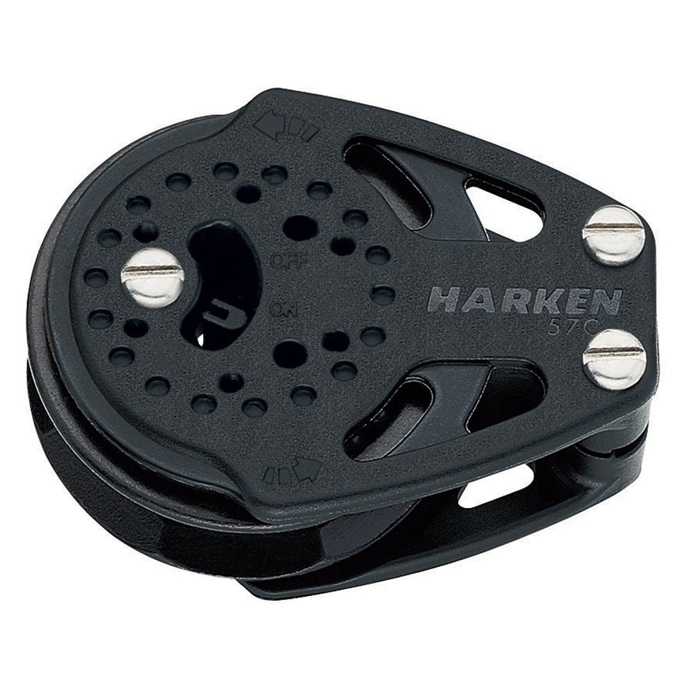 Harken 57mm Single Carbo Ratchet Cheek Block - Life Raft Professionals