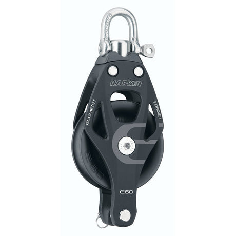 Harken 60mm Single Aluminum Element Block w/Swivel Becket - Life Raft Professionals