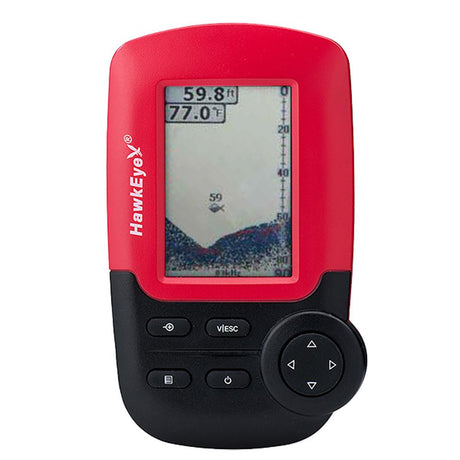 HawkEye FishTrax 1C Handheld Fish Finder w/HD Color VirtuView Display [FT1PXC] - Life Raft Professionals