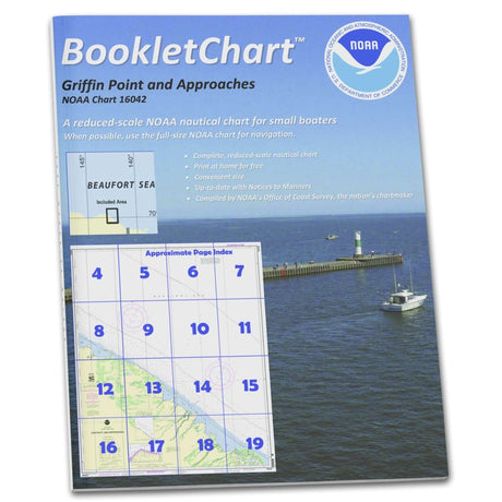 Historical NOAA Booklet Chart 16042: Griffin Pt. and approaches - Life Raft Professionals