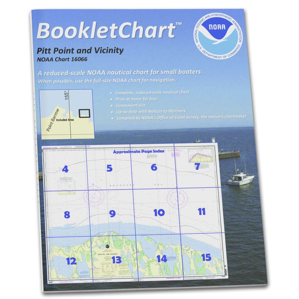 Historical NOAA Booklet Chart 16066: Pitt Pt. and Vicinity - Life Raft Professionals