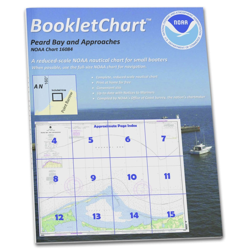 Historical NOAA Booklet Chart 16084: Peard Bay and approaches - Life Raft Professionals